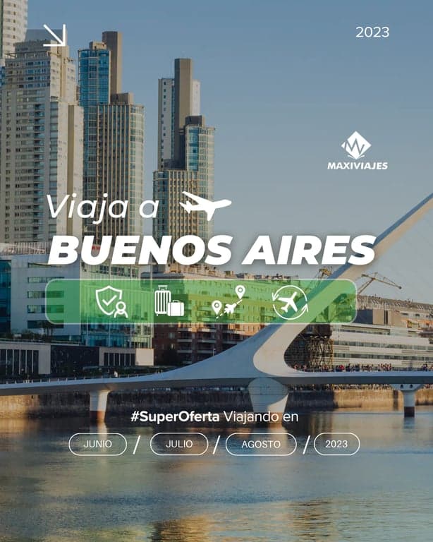 promocion de viaje en avion